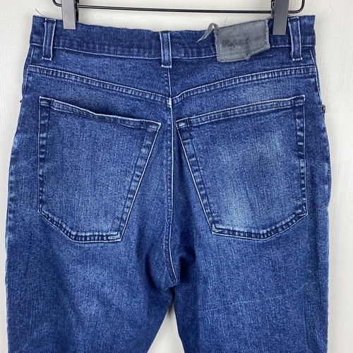 Pantalones de mezclilla Ralph Lauren etiqueta púrpura para mujer 32 azul pierna recta cintura alta (29X27) - Imagen 8 de 19