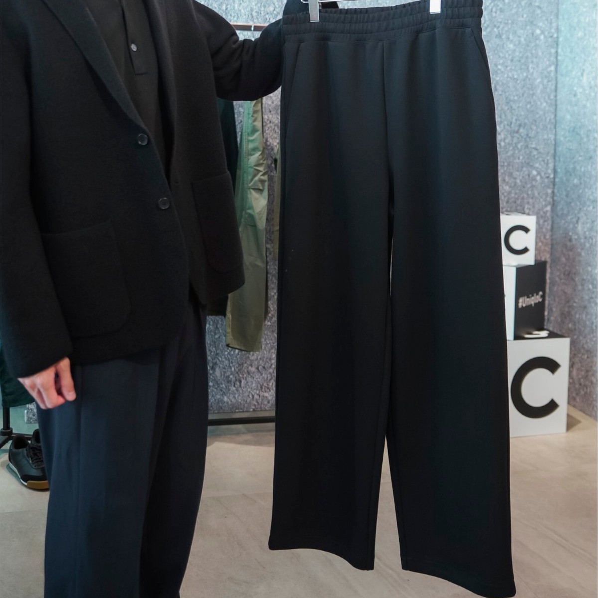 パンツ 1980's~ OLD UNIQLO polyester wide slacks 1980s~ old UNIQLO polyester wide slacks パンツ