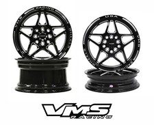 Vms Racing Delta Fr Drag Race Wheels Rims Set 15x8 15x3.5 For Dodge Neon Srt4