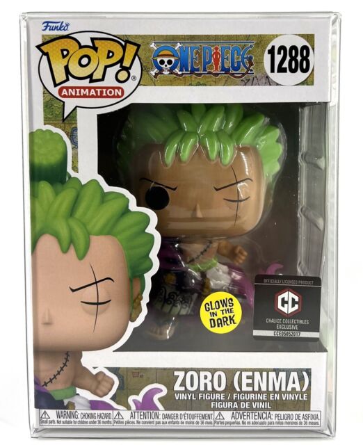 Funko Pop! One Piece Zoro (Enma) GITD #1288 Chalice Collectibles Exclusive Funko Pop! One Piece Zoro (Enma) GITD #1288 Chalice Collectibles Exclusive