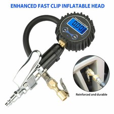 Digital Tire Inflator Lcd Pressure Gauge 250 Psi Air Chuck For Truckcarbike Digital Tire Inflator Lcd Pressure Gauge 250 Psi Air Chuck For Truckcarbike