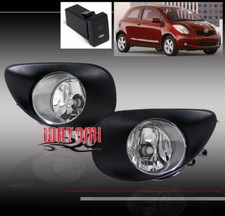 06-08 Toyota Yaris Hatchback 2dr 3dr Bumper Jdm Clear Fog Lightsoem Switchbulb