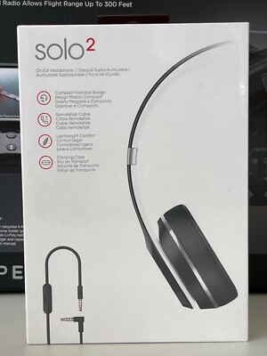 Beats by Dr Dre SOLO2 LUXE EDITION ブラック Restored Beats Solo2 Luxe Edition Wired Onear Headphones