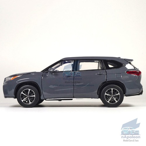 1:32 Toyota Highlander XSE Model Car Diecast Toy Vehicle Collection Gift Gray - Picture 6 of 12