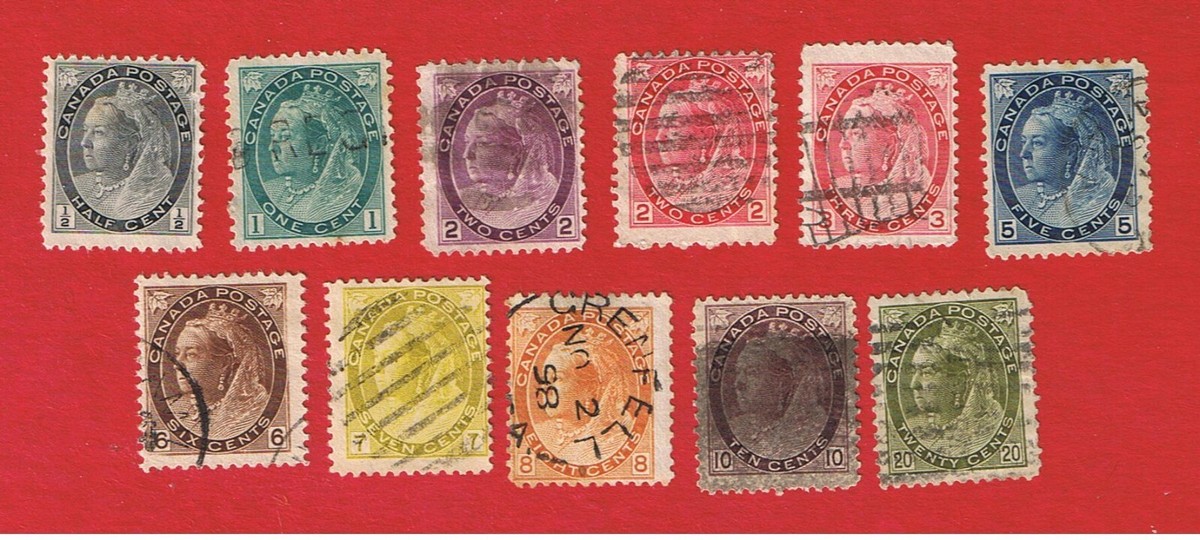 カナダページ Canada #74-84 VF used Victoria | eBay