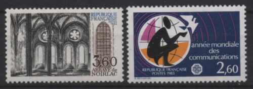 FRANCE 1982 : N° 2255/2260 ABBAYE DE NOIRLAC/TÉLÉCOMMUNICATIONS - NEUF** LUXE - Photo 1/2