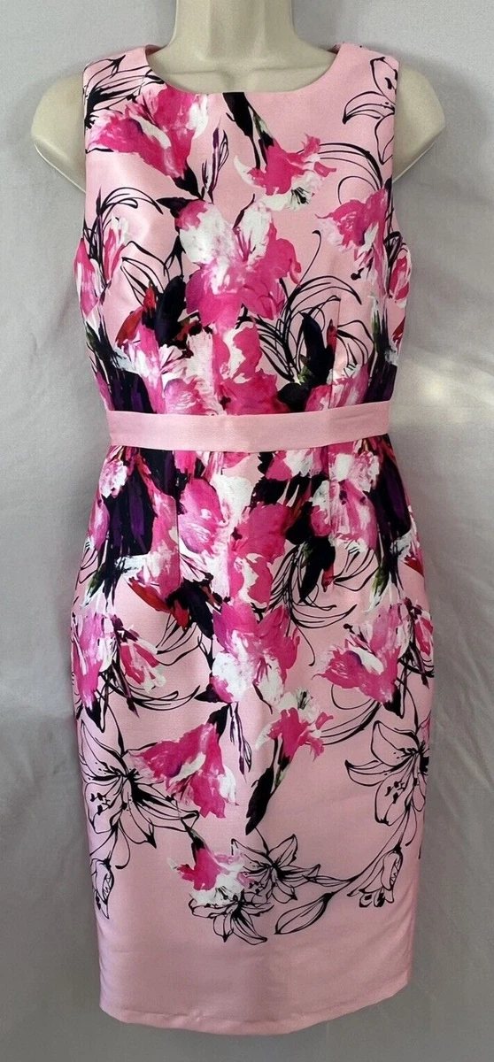 Pink and best sale black dress combination