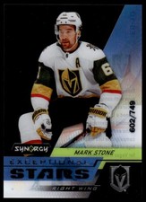 2020-21 Upper Deck Synergy Exceptional Stars Mark Stone 602/749 Vegas Golden