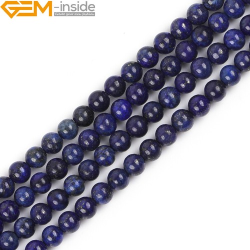Lapis Lazuli Beads Stone Loose Beads For Jewelry Making 15" Jewelry Dyed 8mm - Picture 15 of 59