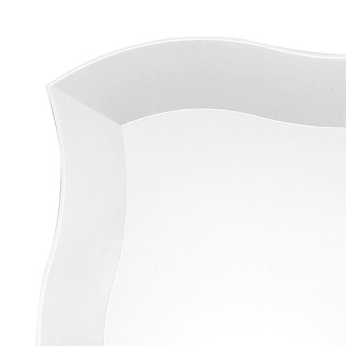 Disposable Plastic Dinnerware Set Party Package Square Wave Design Dinner Plates - Picture 51 of 57