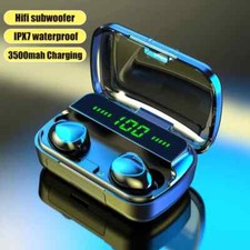 TWS Bluetooth 5.1 Earphones 9D Stereo Sports Waterproof Earbuds Headsets 3500mAh