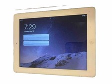 Apple iPad 4th Gen. 32GB, Wi-Fi, 9.7in - White. Needs passcode  SIM. Good.