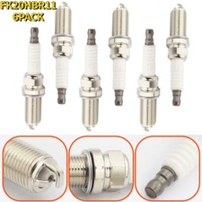 For Lexus GS300 IS250 Set of 6 Spark Plug Denso Iridium Long Life FK20HBR11
