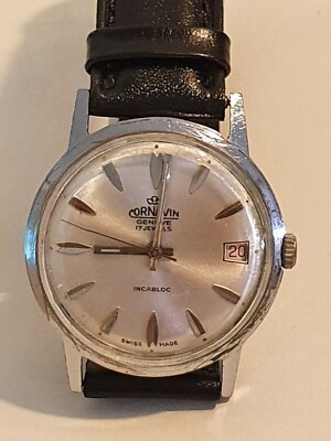 Vintage Cornavin geneve 17 jewels hand wind incabloc Swiss made