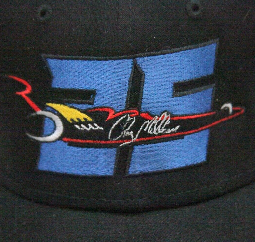 L/XL New Era Black Cotton Fitted Adult Solid Baseball Hat #25 Boat