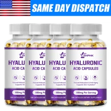 Hyaluronic Acid 120 mg 120 Capsules - Supports Healthy Joints/Skin Non-GMO