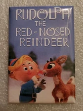 Rudolph the red nosed reindeer Christmas Refrigerator Magnet 2" by 3"