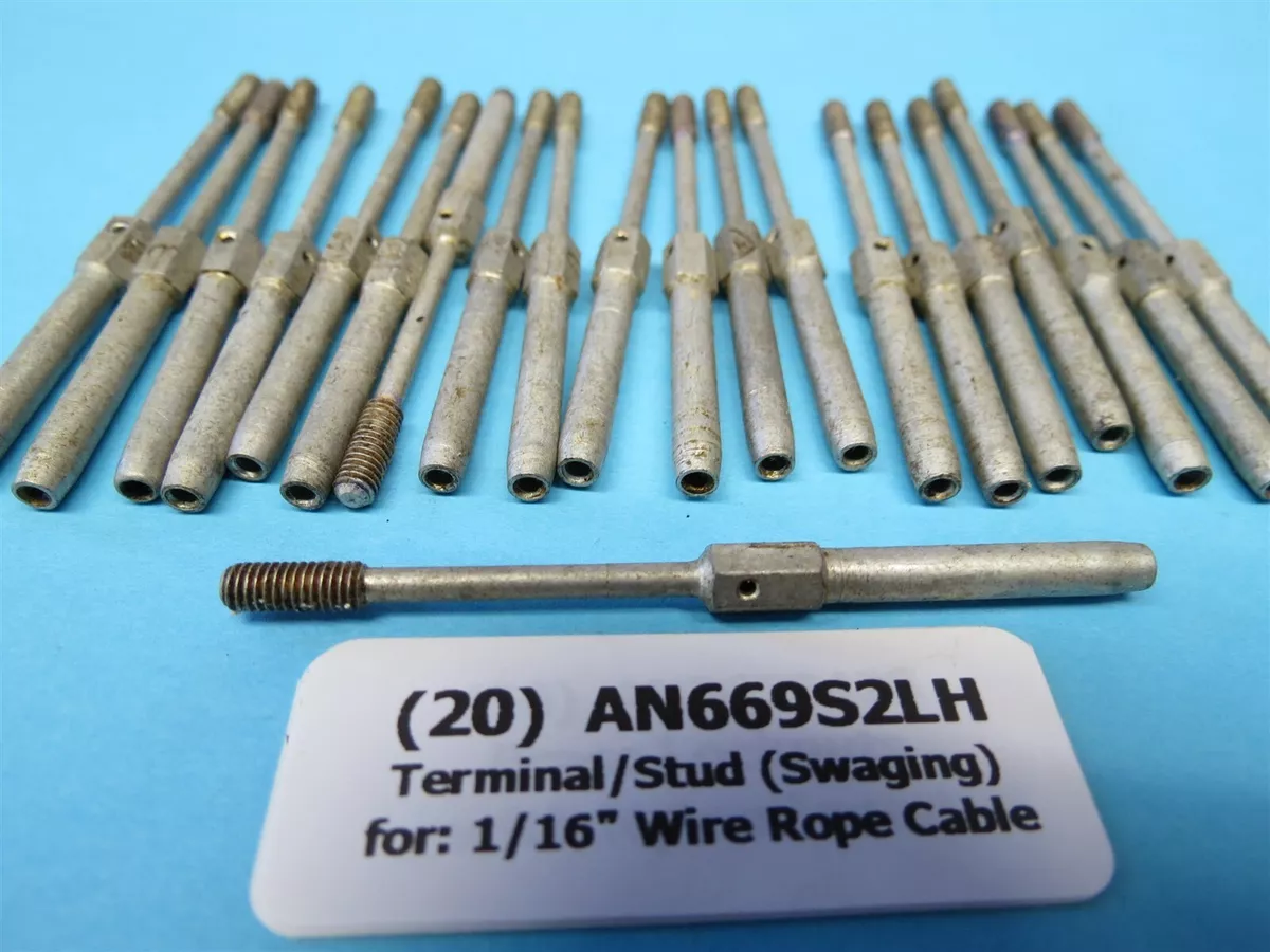 Aircraft cable swaging tool deals