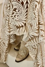 Lace Designer Wedding Gown Size 10