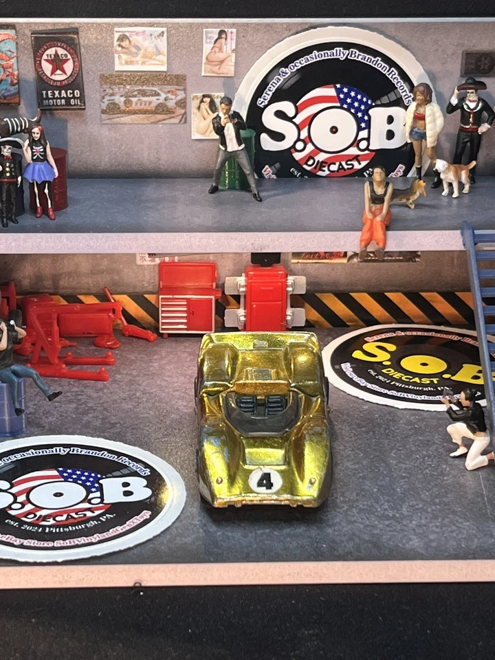 McLaren MSA 1969 Hot Wheels Redlines usado excelente estado dorado fundido a presión EE. UU. Foto 4 de 4