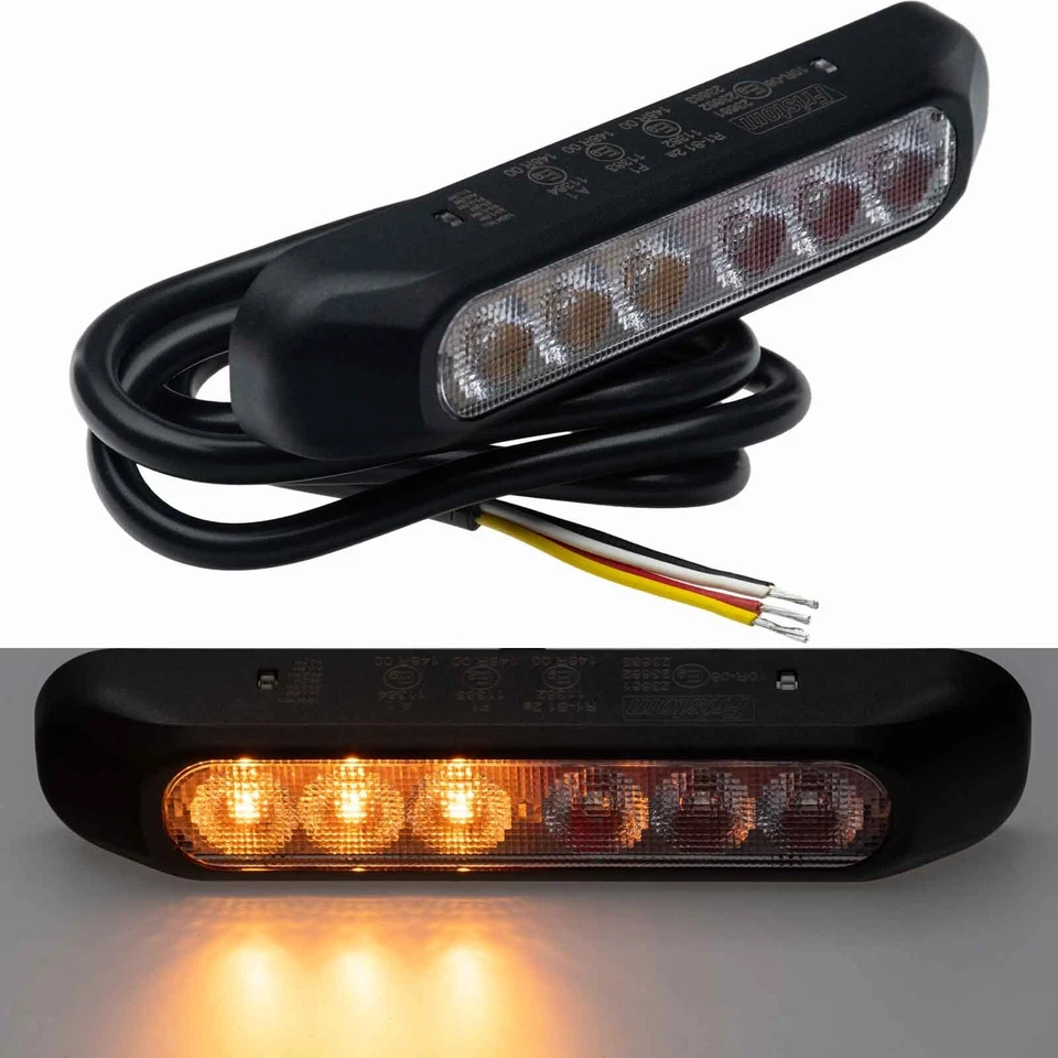 2x Rückleuchten LED Heckleuchten Anhänger 3 Funktionen 12V 24V E9 EMV SMD IP68 - Bild 4 von 4