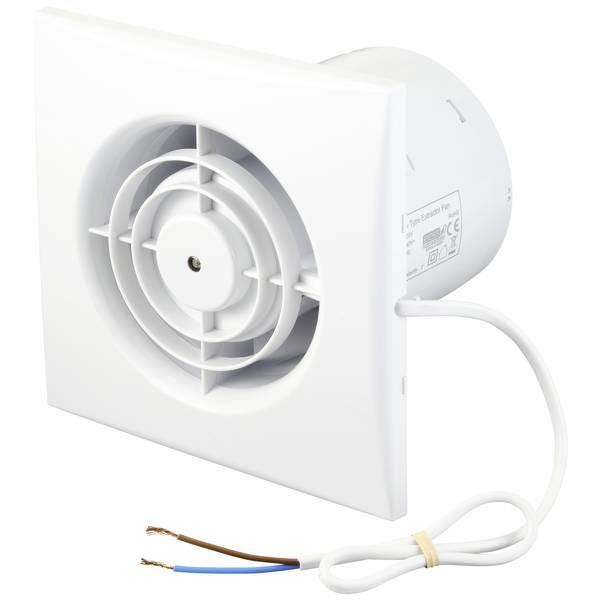 Sygonix SY-5233254  Aspiratore a parete 230 V/AC 130 m³/h 100 mm