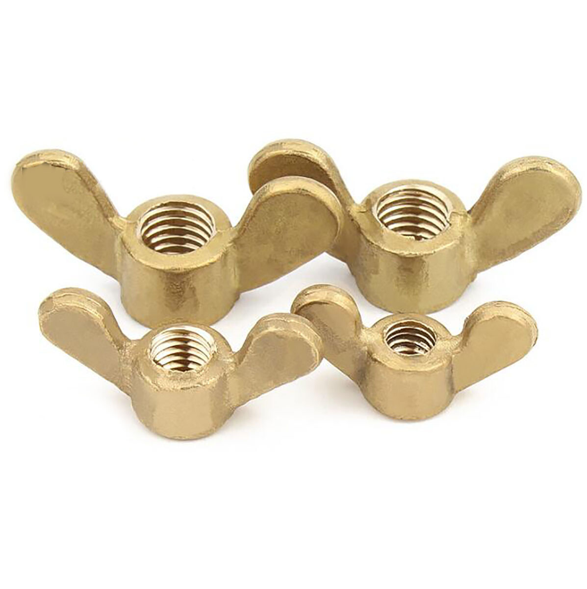 Solid Brass Thumb Wing Nuts Butterfly Nut for Screw Bolts M3 M4 M5 M6 M8 M10 M12 eBay