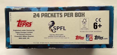 Topps SPFL Mega Match Attax 2020-21 - BOX OF 24 PACKS (5 cards per packet) - Foto 3 di 5