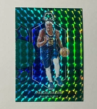 2023-24 Panini Mosaic Pascal Siakam Green Prizm #6 Indiana Pacers
