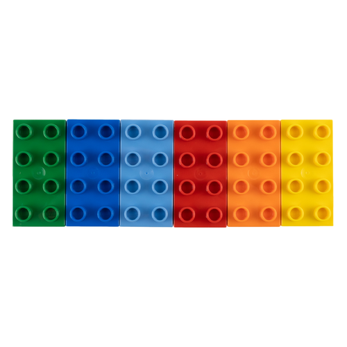 LEGO® DUPLO® 2x4 Steine Bausteine - 50 Stück - Grundbausteine NEU - Bild 4 von 8