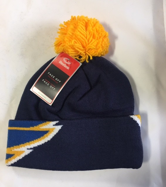 St Louis Blues Knit Beanie Toque Winter Hat Cap NHL NEW Big Logo