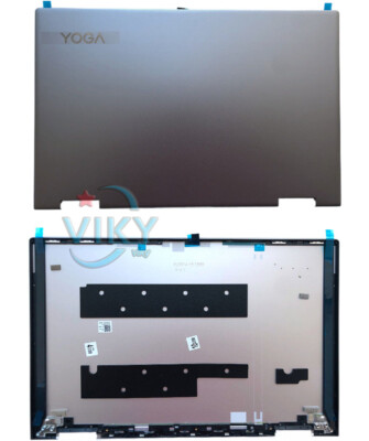 100%Genuien LCD Rear Top Lid Back Cover Gray New For Lenovo Yoga C740-14IML
