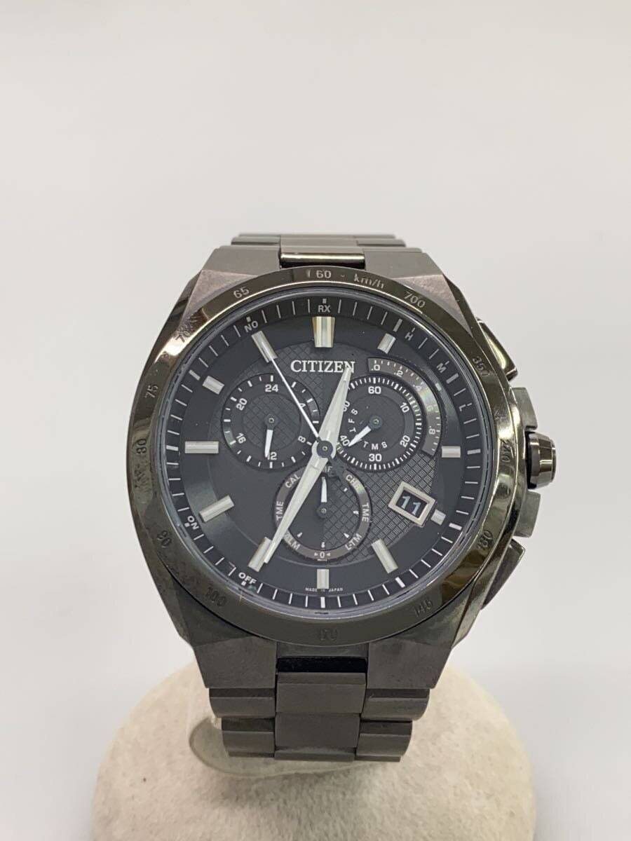 CITIZEN ATTESA Atessa Eco Dry Solar Watch Analog Titanium BLK BLK Titanium e61