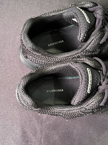 $850 BALENCIAGA PHANTOM 678869 BLACK SNEAKERS SHOES MENS SIZE 44 US 11 AUTHENTIC - Picture 11 of 24