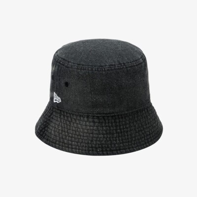 New Era Embo Denim Line Bucket Hat, Black | eBay display picture 2
