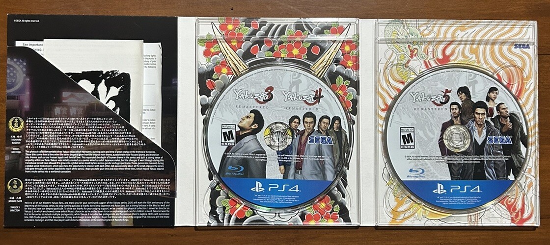 The Yakuza Remastered Collection Box Set PlayStation 4 PS4