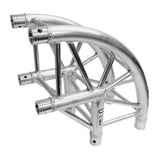 Global Truss Sq-4121-Cr-L90 - 1.64Ft 0.5M 2-Way 90 Degree Rounded Corner