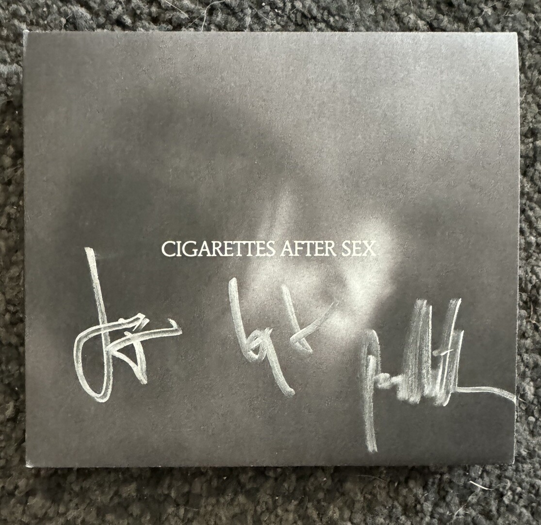 signed x's cd - autographed by cigarettes after sex | eBay