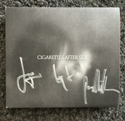 signed x's cd - autographed by cigarettes after sex | eBay