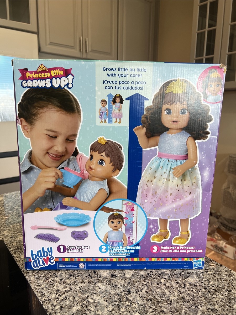 Baby Alive Princess Ellie Grows Up! Growing and Talking Baby Doll