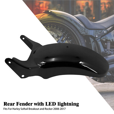 Hinten Kurzer Kotflügel Blinker LED Licht Für Harley 2008-2017 Rocker C Breakout