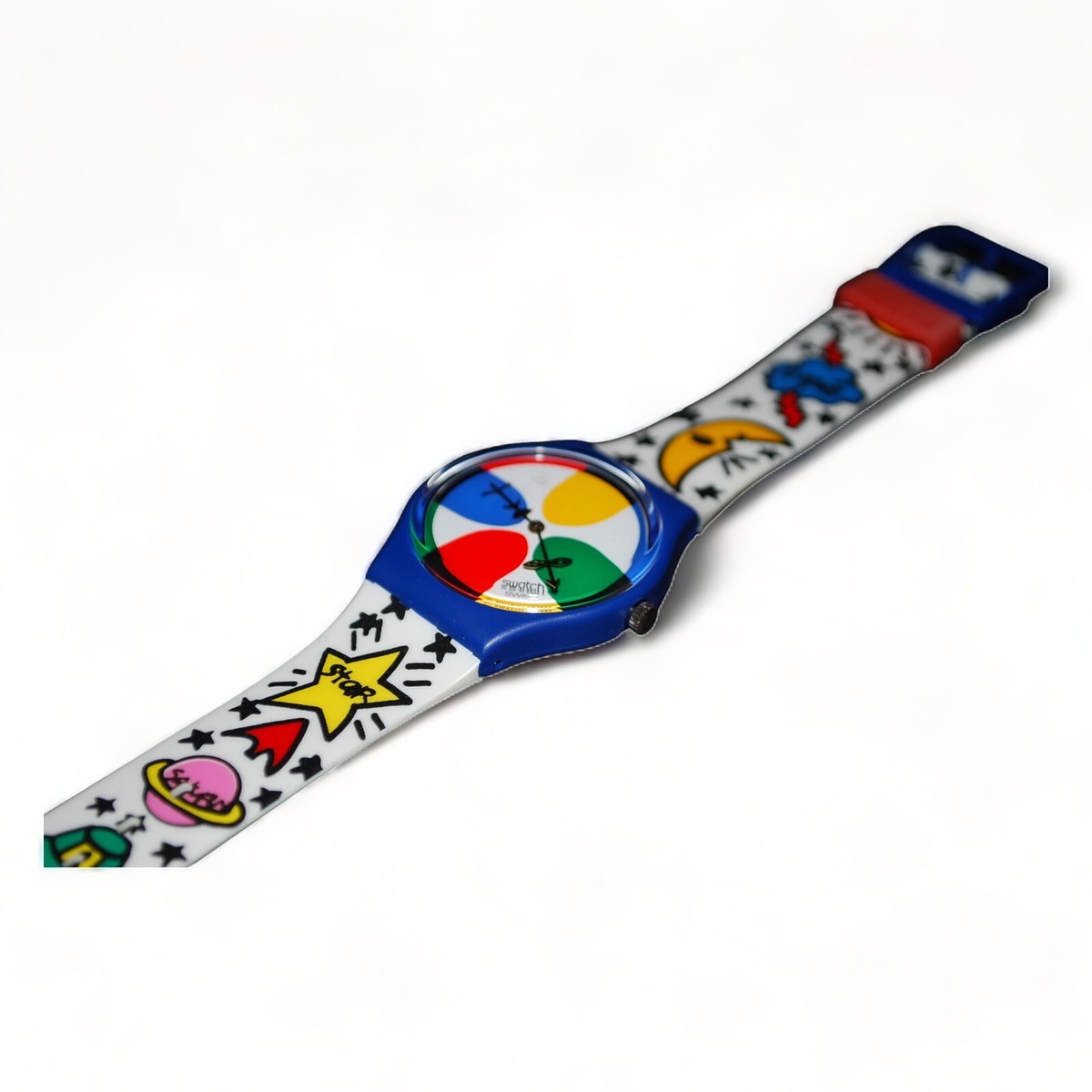 1993 Vintage Space People Swatch with Plastic Band, NIB