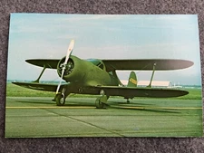 Beech UC-43 Traveler Vintage Airplane Postcard
