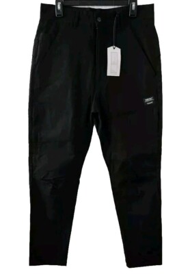 WESC Unisex Women Large & Men Medium) Black Cargo Utility Pants NWT