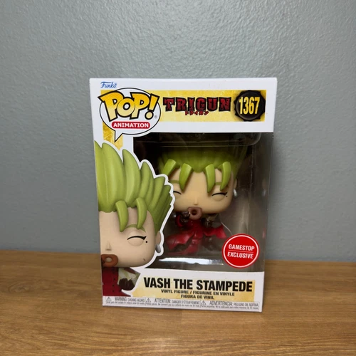 Trigun Vash the Stampede Funko Pop 1367 Vinyl Figure Toy Anime GAMESTOP