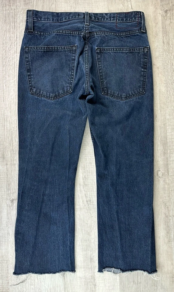Adam Levine The Bootcut Jeans Blue Denim Cut Offs Mens Size 32X30 (Actual 30X24) - Image 2 of 4