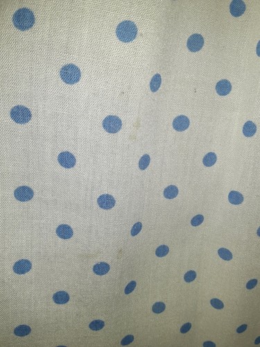 Pigiama vintage Christian Dior loungewear cotone leggero a pois lungo - Foto 9 di 12