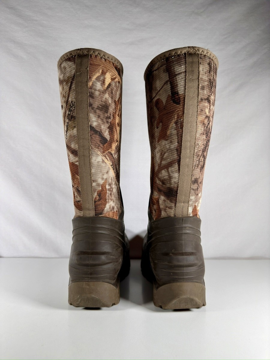 Cabelas Instinct Rubber Boots Waterproof Woodland Camo  display picture 3