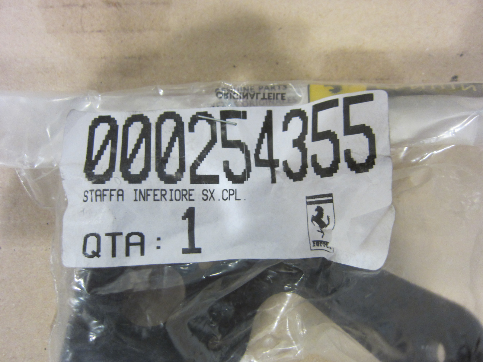 Ferrari California - Complete LH Lower Bracket For Condensor - P/N 254355