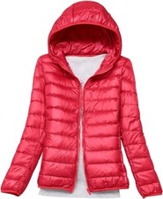 Leichte Steppjacke mit Kapuze Damen/Kinder XS